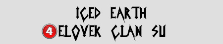 Шрифт - Iced Earth